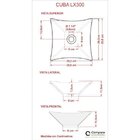 Kit Cuba L30 Com Válvula Click 1"g + Sifão Cromado E Flexível