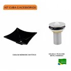 Kit Cuba L30 Com Válvula Metal 1'' Compace Preto