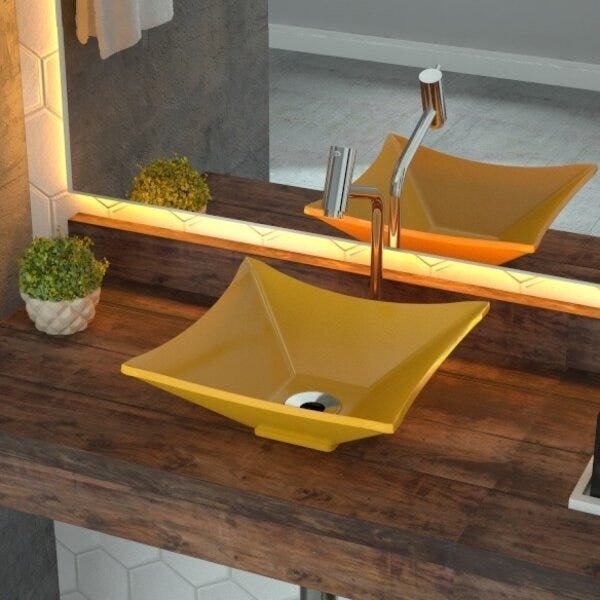 Kit Cuba L30 Torneira Link 1062 Metal 1/4 Volta Compace Amare