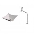 Kit Cuba L30 Torneira Link 1062 Metal 1/4 Volta Compace Bege