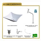 Kit Cuba L30 Torneira Link 1062 Metal Válvula Click 1 Polegad