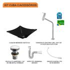 Kit Cuba L34 C/torneira Link 1062 Metal + Válvula Click 1 1/2