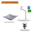 Kit Cuba L34 C/torneira Link 1062 Metal + Válvula Click 1 1/2