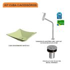 Kit Cuba L34 C/torneira Link 1062 Metal + Válvula Click 1''b