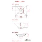 Kit Cuba L34 C/válvula Click 1 1/2'' (4,0cm)