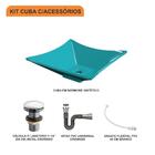 Kit Cuba L34 C/válvula Click 1 1/2'' (4,0cm) + Sifão Cromado