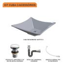 Kit Cuba L34 C/válvula Click 1 1/2'' (4,0cm) + Sifão Cromado