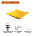 Kit Cuba L34 C/válvula Click 1 1/2'' (4,0cm) + Sifão Pvc + Fl