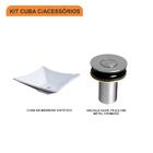 Kit Cuba L34 C/válvula Click Botão 1''b (2,6cm)
