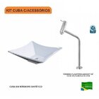 Kit Cuba L34 Com Torneira Link 1062 Metal 1/4 Volta Compace B