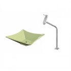 Kit Cuba L34 Com Torneira Link 1062 Metal 1/4 Volta Compace V