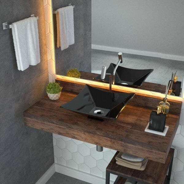 Kit Cuba L34 Com Torneira Link 1062 Metal E Válvula 1'' Compa