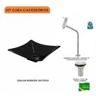 Kit Cuba L34 Com Torneira Link 1062 Metal E Válvula 1'' Compa