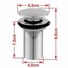 Kit Cuba L34 Com Torneira Link 1062 Metal E Válvula Click 1 1