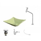 Kit Cuba L34 Com Torneira Link 1062 Metal E Válvula Click 1 1