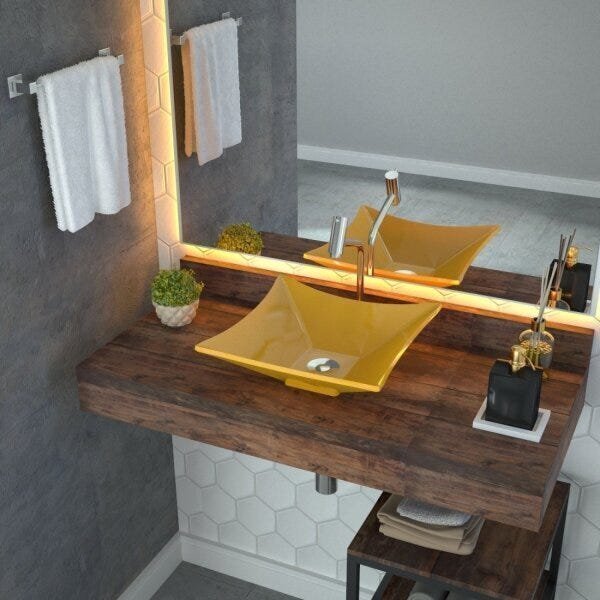 Kit Cuba L34 Com Torneira Link 1062 Metal E Válvula Click 1"b