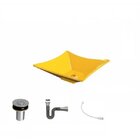 Kit Cuba L34 Com Válvula Click 1''b + Sifão Cromado E Flexíve