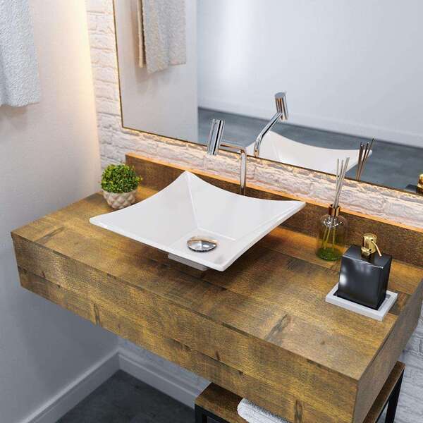 Kit Cuba L34 Com Válvula Click 1''g + Sifão Cromado + Flexíve