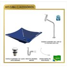 Kit Cuba L34 Torneira Link 1062 Metal Válvula Click 1 Polegad