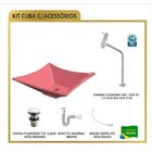 Kit Cuba L34 Torneira Link 1062 Metal Válvula Click 1 Polegad