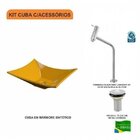 Kit Cuba L38 C/torneira Link 1062 Metal + Válvula 1" (2,6cm)