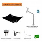 Kit Cuba L38 C/torneira Link 1062 Metal + Válvula Click 1"b (