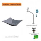 Kit Cuba L38 C/torneira Link 1062 Metal + Válvula Click 1"g C