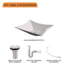 Kit Cuba L38 C/válvula 1'' (2,6cm) + Sifão Pvc + Flexível