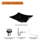 Kit Cuba L38 C/válvula Click 1''b (2,6cm) + Sifão Pvc + Flexí