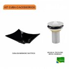Kit Cuba L38 C/válvula Metal 1" (2,6cm) Compace Preto