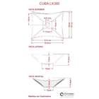 Kit Cuba L38 Com Torneira Link 1062 Metal + Válvula Click 1''