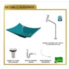 Kit Cuba L38 Torneira Link 1062 Metal Válvula 1 Polegada Sifã