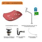Kit Cuba L42 C/torneira Link 1062 Metal + Válvula Click 1''g