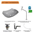 Kit Cuba L42 C/torneira Link 1062 Metal + Válvula Click 1''g