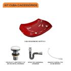 Kit Cuba L42 C/válvula Click 1 1/2'' (4,0cm) + Sifão Cromado