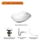 Kit Cuba L42 C/válvula Click 1 1/2'' (4,0cm) + Sifão Pvc + Fl