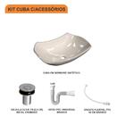 Kit Cuba L42 C/válvula Click 1''b (2,6cm) + Sifão Pvc + Flexí