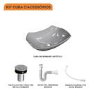 Kit Cuba L42 C/válvula Click 1''b (2,6cm) + Sifão Pvc + Flexí
