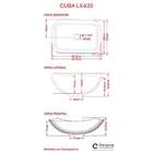 Kit Cuba L42 Com Torneira Link 1062 Metal + Válvula Click 1''