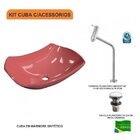 Kit Cuba L42 Com Torneira Link 1062 Metal E Válvula Click 1''