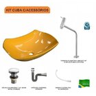 Kit Cuba L42 Com Torneira Link 1062 Metal E Válvula Click 1 1