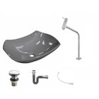 Kit Cuba L42 Com Torneira Link 1062 Metal E Válvula Click 1 1