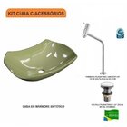 Kit Cuba L42 Com Torneira Link 1062 Metal E Válvula Click 1 1