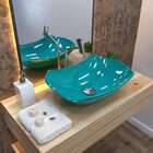 Kit Cuba L42 Com Válvula Click 1 1/2'' (4,0cm) Azul Turquesa