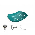 Kit Cuba L42 Com Válvula Click 1"b + Sifão Cromado E Flexível