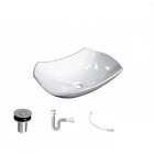 Kit Cuba L42 Com Válvula Click 1''b + Sifão Pvc E Flexível Co