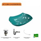 Kit Cuba L42 Com Válvula Click 1"g + Sifão Cromado E Flexível