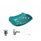 Kit Cuba L42 Com Válvula Click 1"g + Sifão Cromado E Flexível