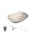 Kit Cuba L42 Com Válvula Click 1''g + Sifão Pvc E Flexível Co