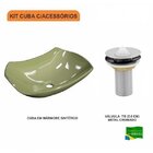 Kit Cuba L42 Com Válvula Metal 1'' Compace Verde Acqua